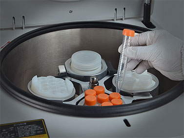 Simetria da máquina centrífuga de laboratório