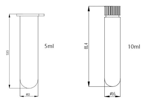 Características do produto de 5mL Centrifuge Tube Características do produto de 5mL Centrifuge Tube