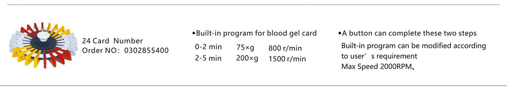 Centrifugado Tubo De Sangue Rotor Parâmetro De TD-24K 24 Cards Blood Card Centrífuga Centrifugado Tubo De Sangue Rotor Parâmetro De TD-24K 24 Cards Blood Card Centrífuga